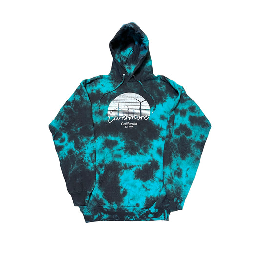 Teal Windmill Hoodie